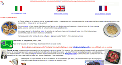 Desktop Screenshot of cocinaitaliana.eu