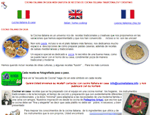 Tablet Screenshot of cocinaitaliana.eu